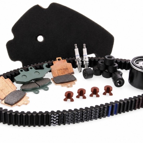 Maintenance kit PIAGGIO MP3 HPE 500 IE E4 2018-> (with brake pads