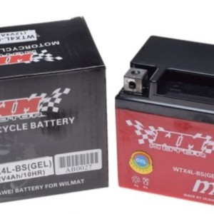 BATTERY WTX4L-BS ( YTX4L-BS ) (GEL) WM