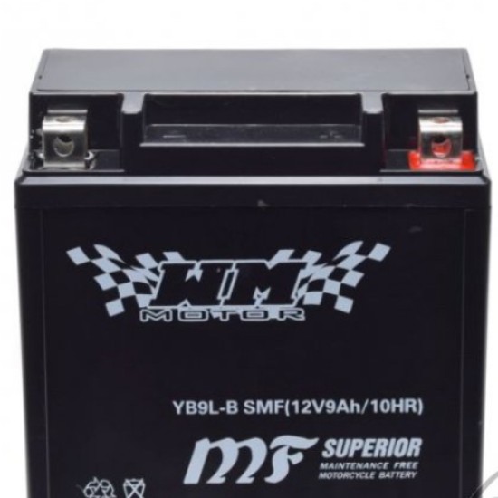 BATTERY YB9L-B WM MOTOR 12 VOLT SMF