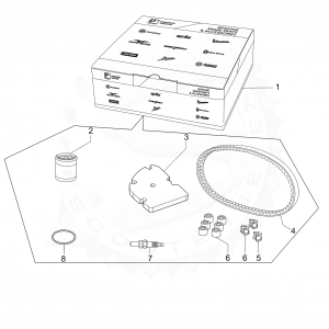Maintenance kit PIAGGIO Liberty 50 IGET 4T 3V E4 2017-2020